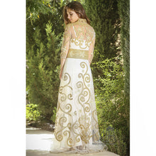 Load image into Gallery viewer, Rama Gold Swirls Kaftan