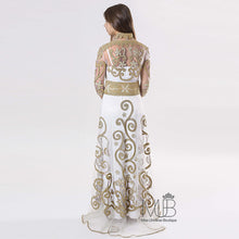 Load image into Gallery viewer, Rama Gold Swirls Kaftan