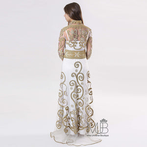 Rama Gold Swirls Kaftan