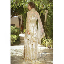 Load image into Gallery viewer, Seleen Golden Drape Kaftan