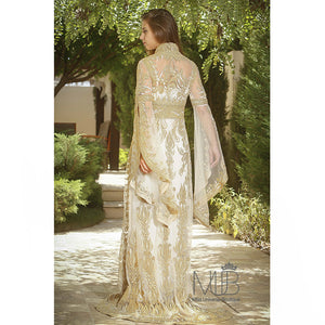 Seleen Golden Drape Kaftan