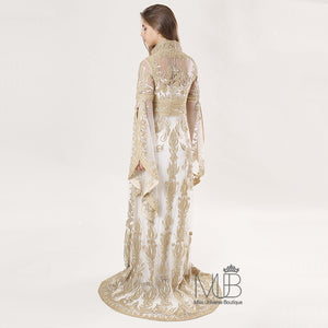 Seleen Golden Drape Kaftan