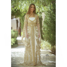 Load image into Gallery viewer, Seleen Golden Drape Kaftan