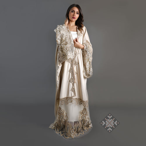 Lian Beige Bisht Cloak