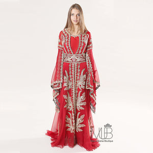 Lamees Red Arabian Kaftan