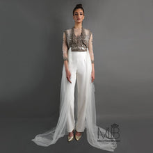 Load image into Gallery viewer, Yasmine Embroidered Bridal Pantsuit