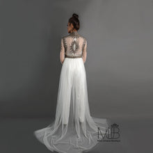 Load image into Gallery viewer, Yasmine Embroidered Bridal Pantsuit